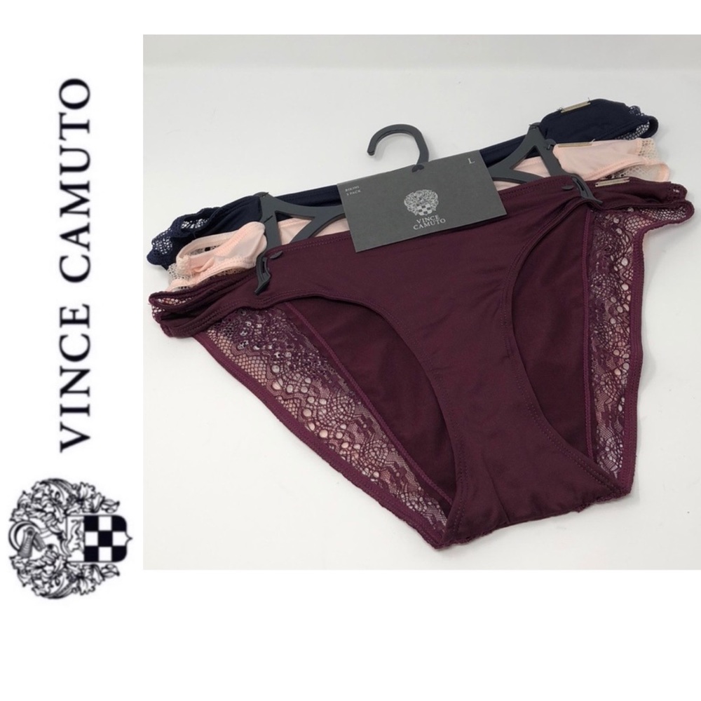 New Authentic Vince Camuto 3 pack Biquini